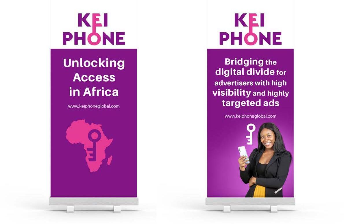 KEI Phone rollup banners